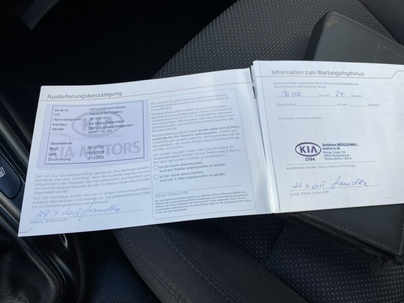 Kia Carens Symboliczny przebieg, nawigacja, parktronik, 5 osobowa, hak, z Niemiec IV (2013-)