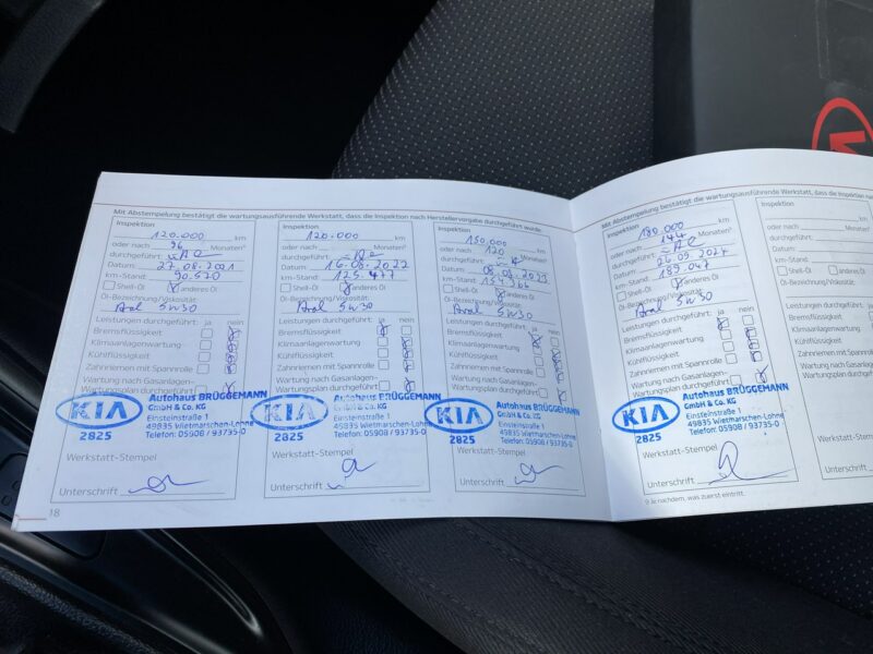 Kia Carens Symboliczny przebieg, nawigacja, parktronik, 5 osobowa, hak, z Niemiec IV (2013-)