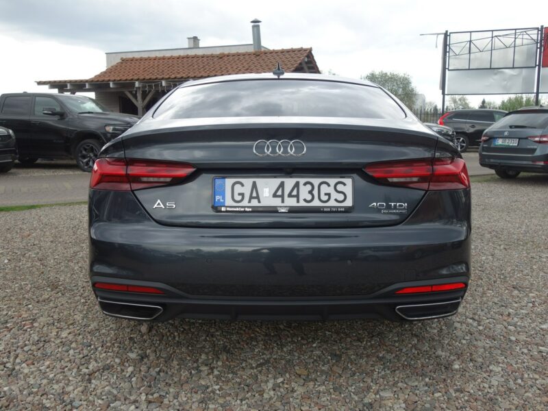 Audi A5 Audi A5 Sportback QUATTRO Salon PL 1 wł ideał F5 (2016-)