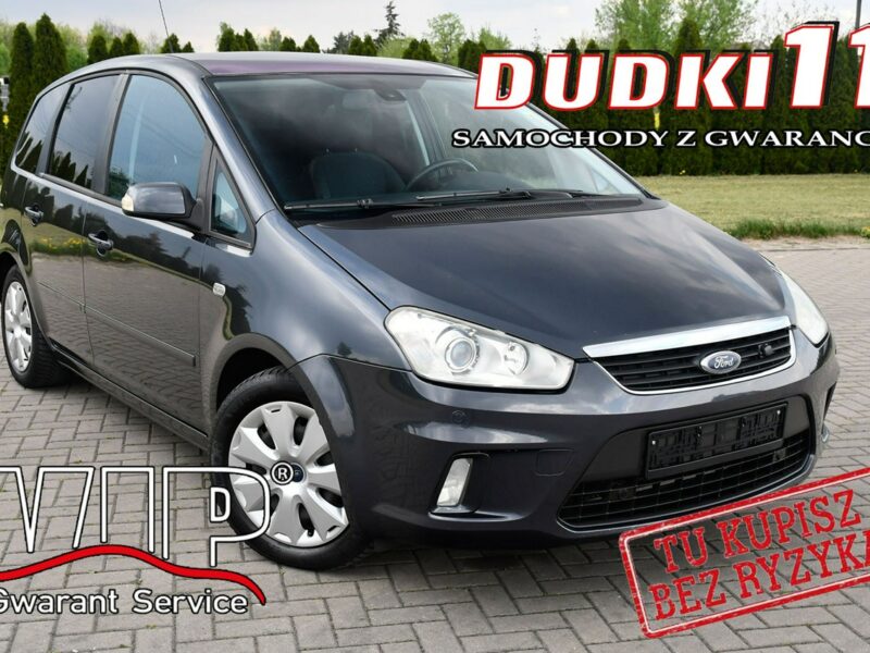 Ford Focus C-Max 1.8Benz TITANIUM.Panora.Dach.Navi.Pół-Skóry.Klimatr 2 str.Parktronic.