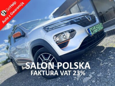 Dacia spring Salon Polska Poleasingowy I właściciel Serwis ASO VAT 23% Bezwypadkowy