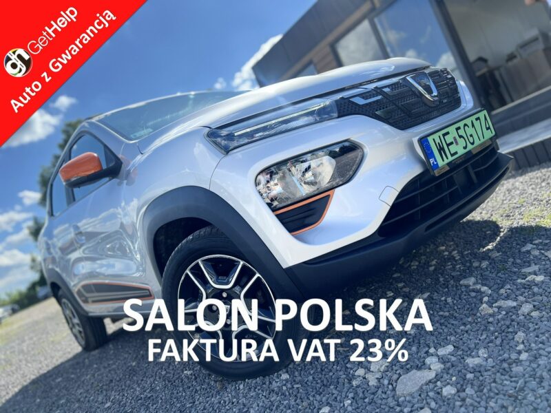 Dacia spring Salon Polska Poleasingowy I właściciel Serwis ASO VAT 23% Bezwypadkowy