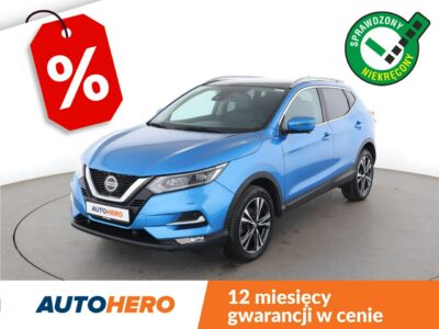 Nissan Qashqai N-Connecta panorama navi kamera grzane fotele tempomat Bluetooth II (2013-2021)