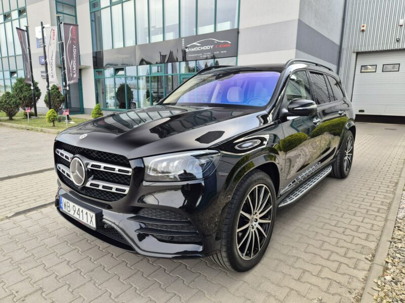 Mercedes GLS Klasa 400d. Gwarancja 04.2028. Masaże. Wentylacja. Head-Up. Hak.