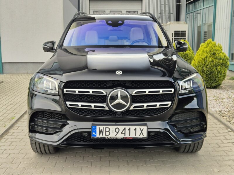 Mercedes GLS Klasa 400d. Gwarancja 04.2028. Masaże. Wentylacja. Head-Up. Hak.