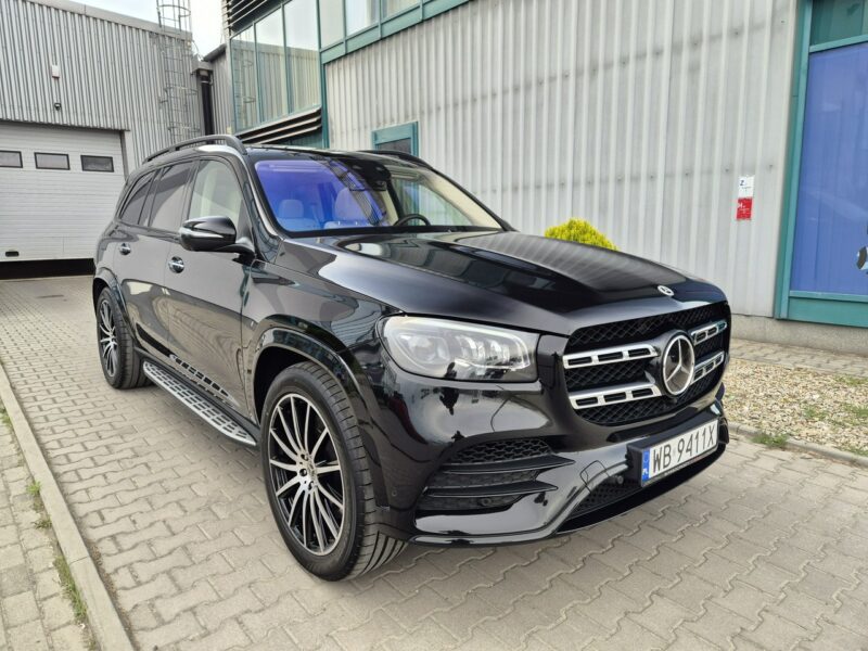 Mercedes GLS Klasa 400d. Gwarancja 04.2028. Masaże. Wentylacja. Head-Up. Hak.