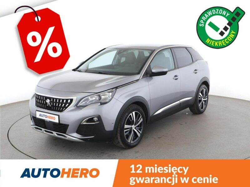 Peugeot 3008 automat półskóra virtual cocpit navi kamera czujniki parkowania II (2016-)