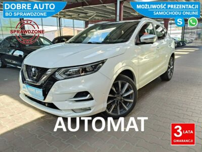 Nissan Qashqai 1.3 160KM Automat Tekna+, Skóra,Panorama,Navi, Martwe Pole, El.Fotele II (2013-2021)