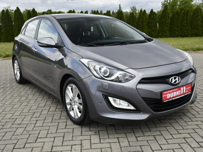 Hyundai i30 1,6 BENZ Kam.Cofania.Navi.Xenony.Skóry.Elektr.Fotele.Podg.Fot.LEDY I (2002-2013)
