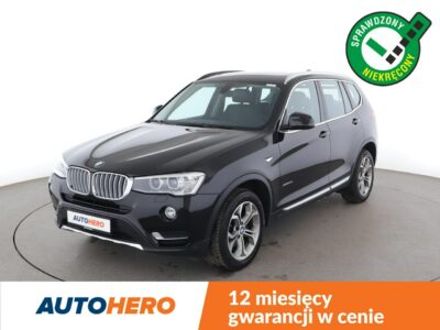 BMW X3 Automat 4x4 Skóra BI-Xenon duża navi grzane fotele pełna książka serwi F25 (2010-)