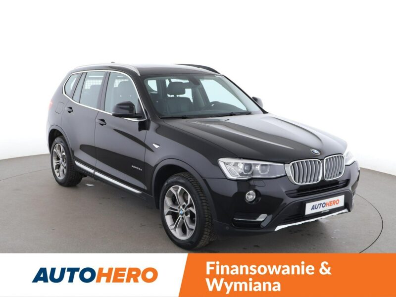 BMW X3 Automat 4x4 Skóra BI-Xenon duża navi grzane fotele pełna książka serwi F25 (2010-)