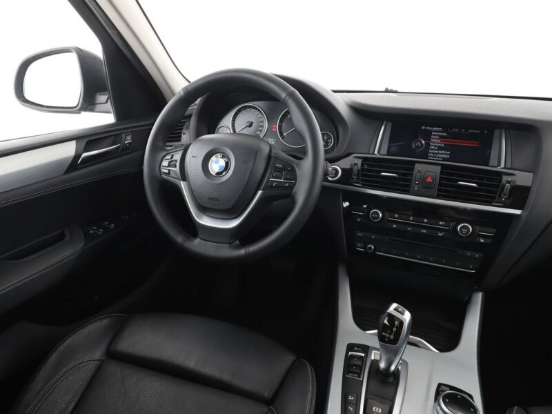 BMW X3 Automat 4x4 Skóra BI-Xenon duża navi grzane fotele pełna książka serwi F25 (2010-)