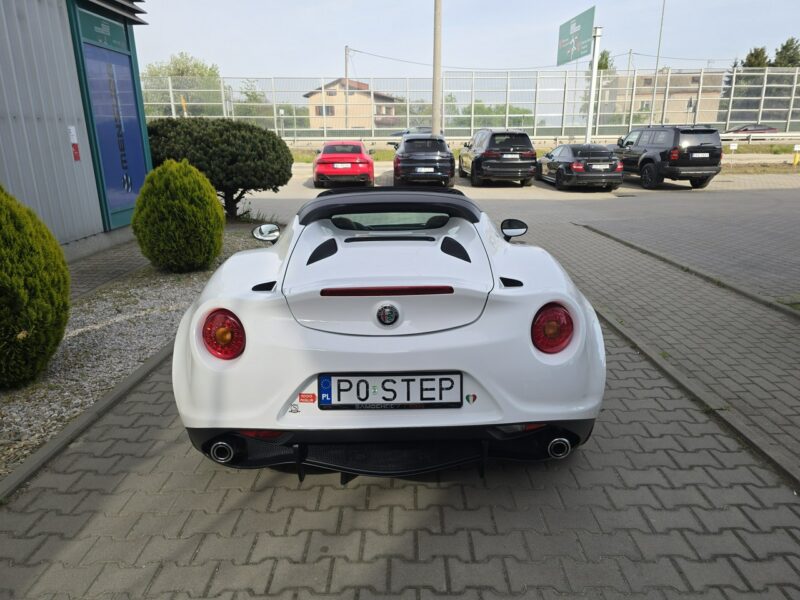 Alfa Romeo 4C SPIDER, Salon PL, Jeden Właściciel, Niski Przebieg, Faktura VAT