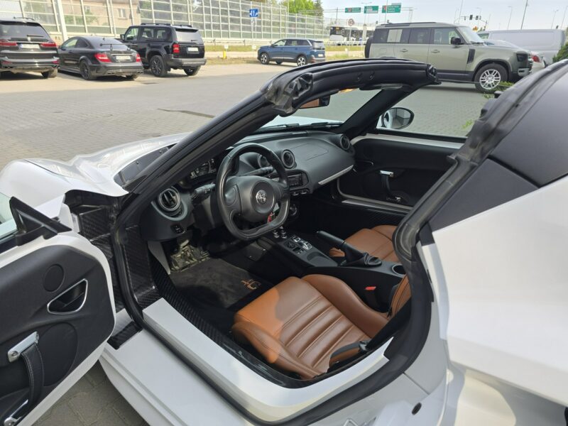Alfa Romeo 4C SPIDER, Salon PL, Jeden Właściciel, Niski Przebieg, Faktura VAT