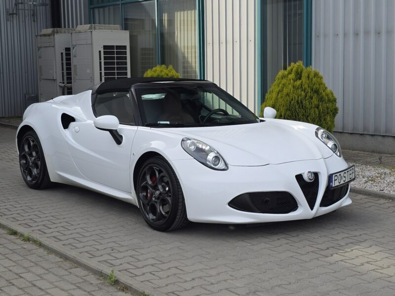 Alfa Romeo 4C SPIDER, Salon PL, Jeden Właściciel, Niski Przebieg, Faktura VAT