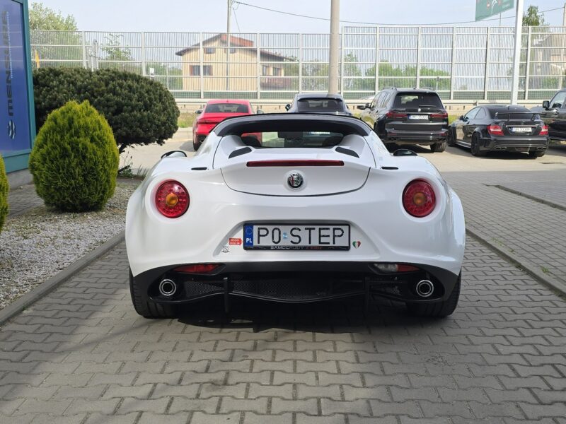 Alfa Romeo 4C SPIDER, Salon PL, Jeden Właściciel, Niski Przebieg, Faktura VAT