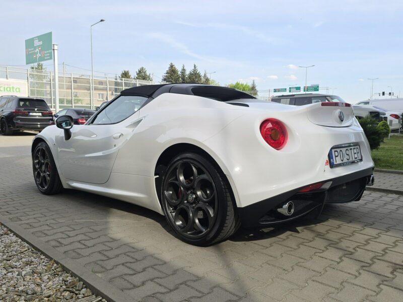 Alfa Romeo 4C SPIDER, Salon PL, Jeden Właściciel, Niski Przebieg, Faktura VAT