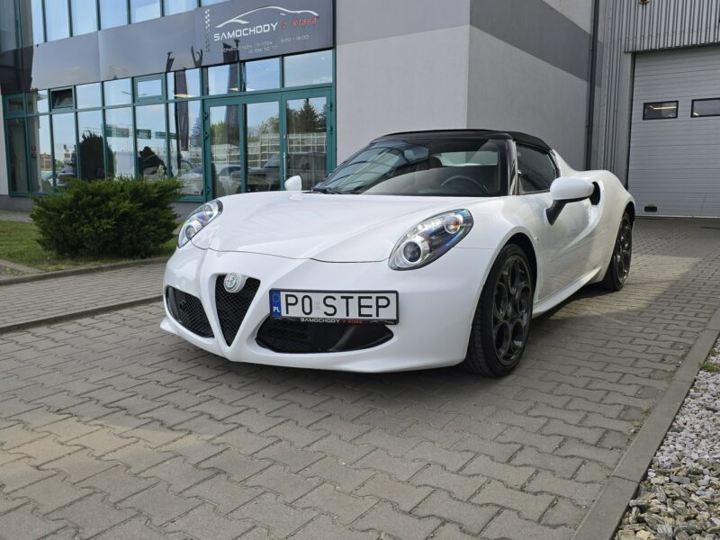 Alfa Romeo 4C SPIDER, Salon PL, Jeden Właściciel, Niski Przebieg, Faktura VAT