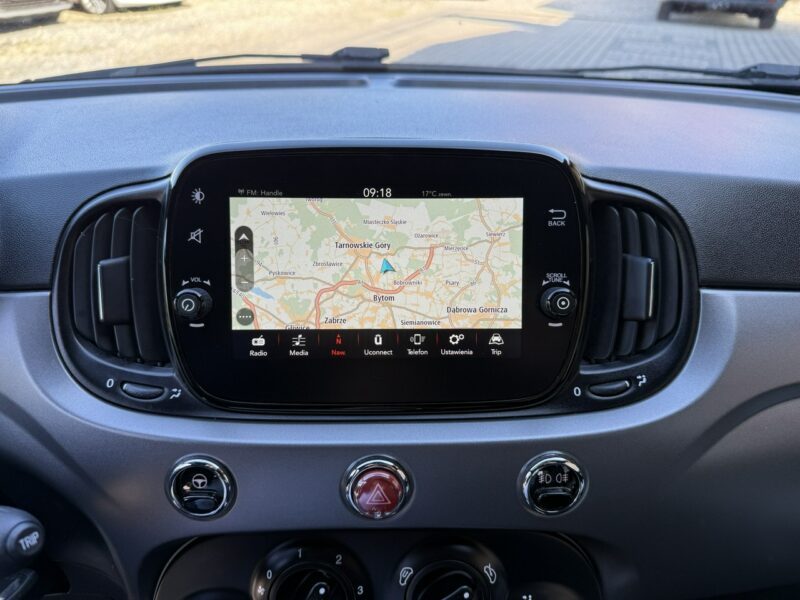 Fiat 500 500S 1,2 69KM Klimatyzacja Navi 1Właściciel I (2007-)