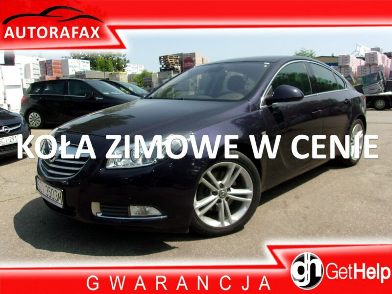 Opel Insignia Klimatronic 2-stref, Podgrz. fotele, 2 kpl. kół, Hatchback, Alu A (2008-2017)