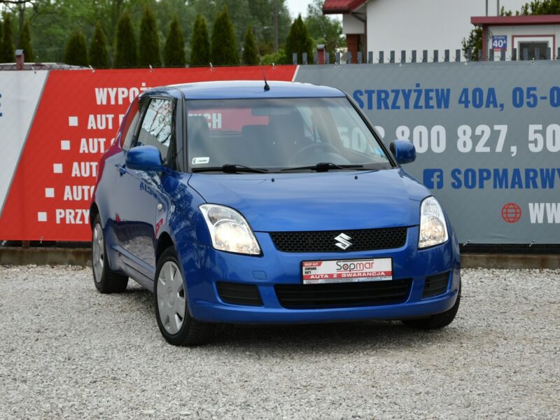 Suzuki Swift 1.3 Benzyna 92KM 2009r. Klima Isofix 176tkm Polecam IV (2004-2010)