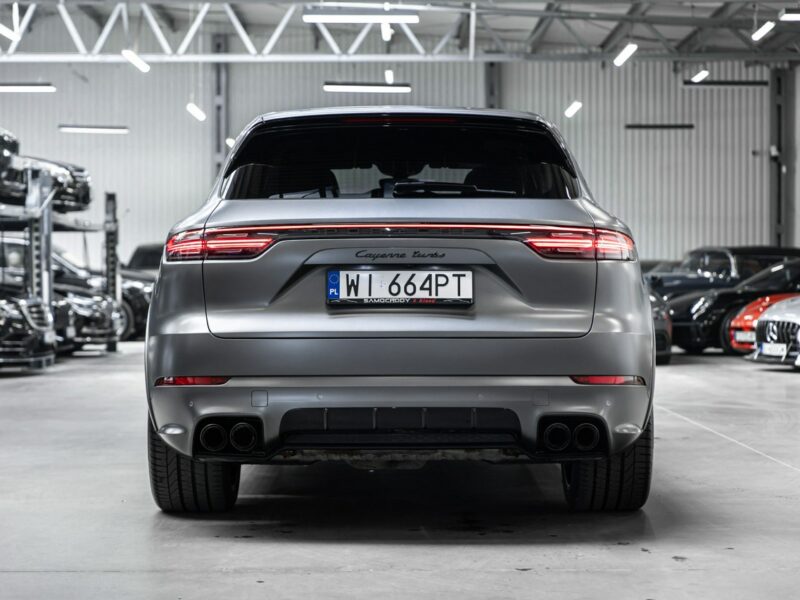 Porsche Cayenne Turbo Ceramika. Burmester. Monitory. Head-Up. ACC. Wentylacja. Hak. FV23%. III(2017-)