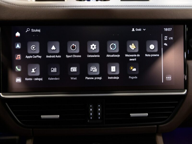 Porsche Cayenne Turbo Ceramika. Burmester. Monitory. Head-Up. ACC. Wentylacja. Hak. FV23%. III(2017-)
