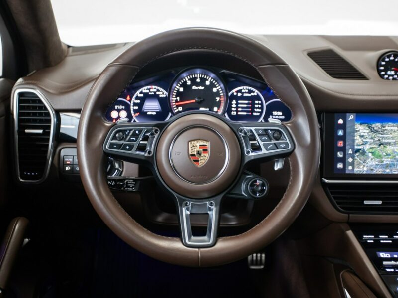 Porsche Cayenne Turbo Ceramika. Burmester. Monitory. Head-Up. ACC. Wentylacja. Hak. FV23%. III(2017-)