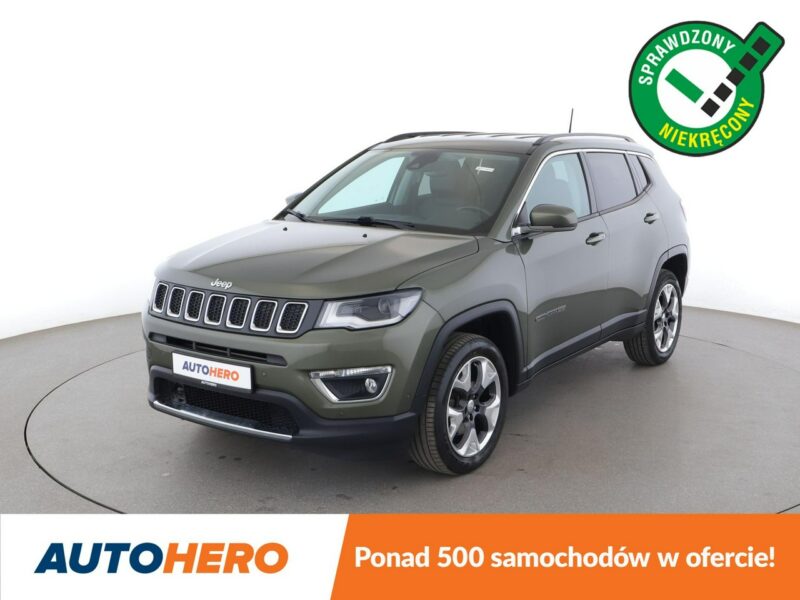Jeep Compass 4x4 automat skóra navi kamera i czujniki parkowania grzane fotele II (2016-)