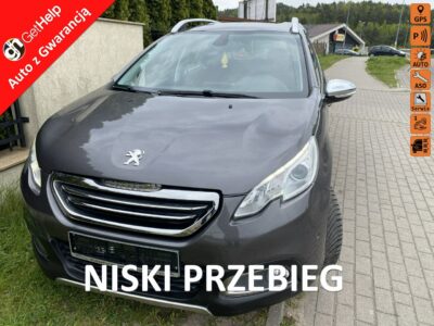 Peugeot 2008 Benzyna, tempomat, nawigacja dotykowa,klimatronik, isofix, hak, parktr I (2013-2019)