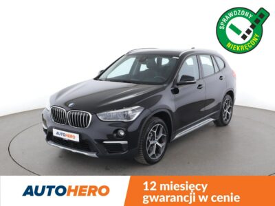 BMW X1 4x4 automat full LED sportowe fotele półksóra navi czujniki parkowania II (F48) (2015-)