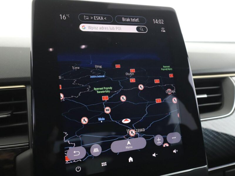 Renault Arkana hybryda niski przebieg navi kamera360 FullLED ACC grzane fotele
