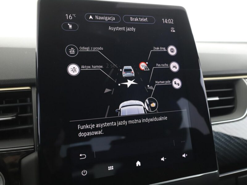 Renault Arkana hybryda niski przebieg navi kamera360 FullLED ACC grzane fotele