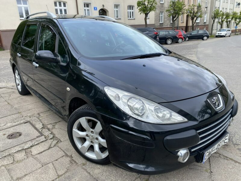 Peugeot 307 SW LPG, automat, szklany dach,podgrz .fotele, nawigacja, parktronik, hak II (2005-)