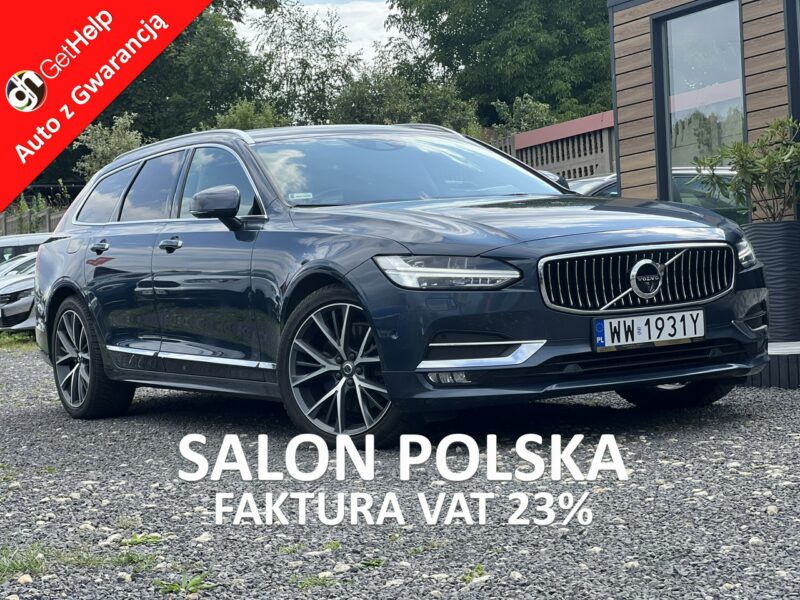 Volvo V90 Salon Polska Poleasingowy I właściciel Serwis ASO VAT 23% Bezwypadkowy