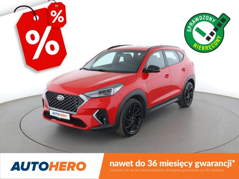 Hyundai Tucson N-Line automat 4x4 alcantara navi kamera grzane fotele+kier. fullLED III (2015-2020)