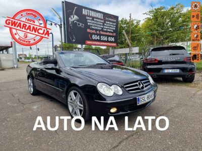 Mercedes CLK 350 3.5 Benzyna V6 272 KM, Skóra, Automat, Łopatki, Alufelgi AMG, EL. Dach W209 (2002-)