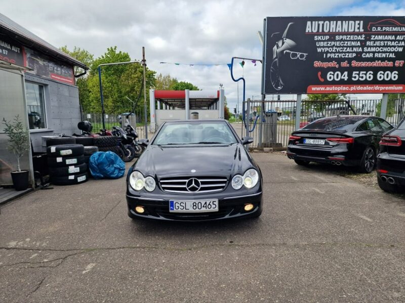 Mercedes CLK 350 3.5 Benzyna V6 272 KM, Skóra, Automat, Łopatki, Alufelgi AMG, EL. Dach W209 (2002-)