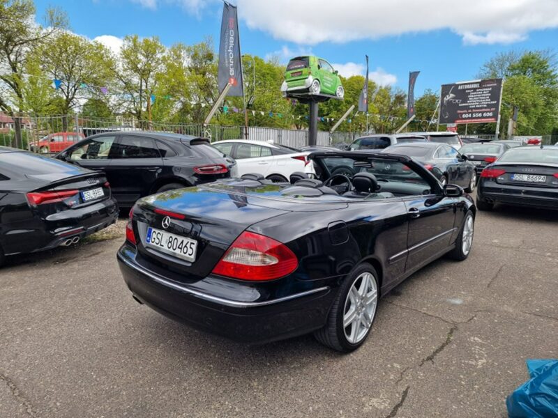 Mercedes CLK 350 3.5 Benzyna V6 272 KM, Skóra, Automat, Łopatki, Alufelgi AMG, EL. Dach W209 (2002-)