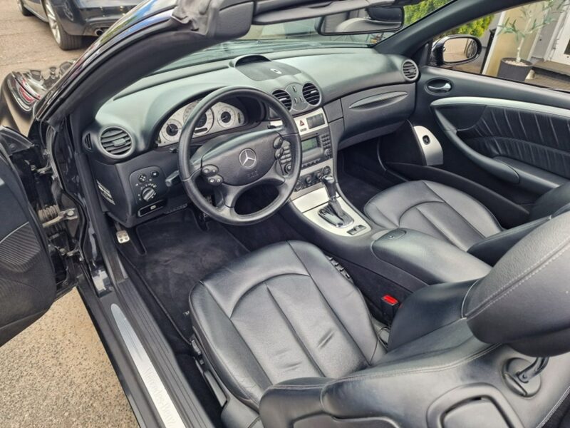Mercedes CLK 350 3.5 Benzyna V6 272 KM, Skóra, Automat, Łopatki, Alufelgi AMG, EL. Dach W209 (2002-)