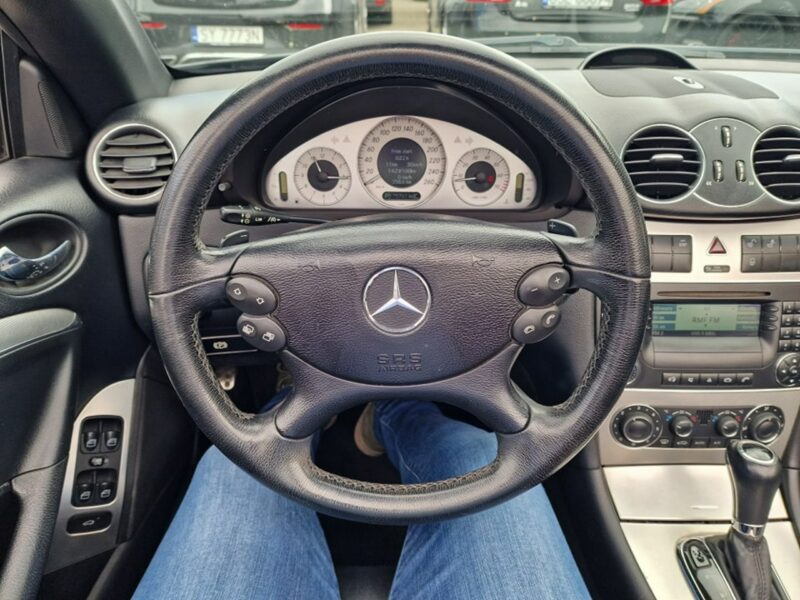 Mercedes CLK 350 3.5 Benzyna V6 272 KM, Skóra, Automat, Łopatki, Alufelgi AMG, EL. Dach W209 (2002-)