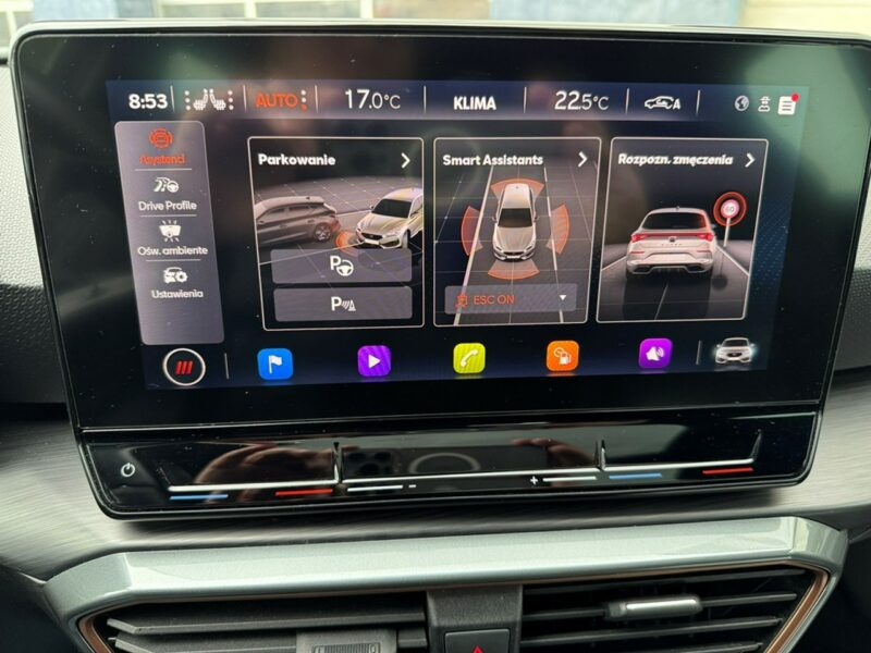 Cupra Leon E - HYBRID - Pisemna Gwarancja 12 miesięcy