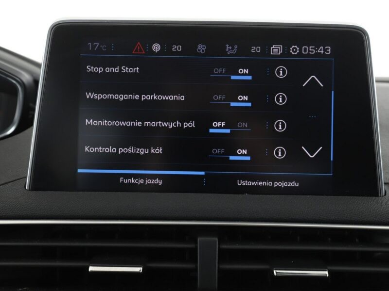Peugeot 3008 Automat skóra navi virtual cocpit kamera i czujniki parkowania II (2016-)