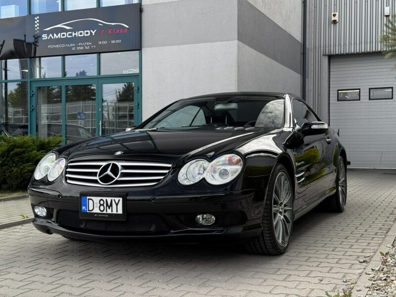 Mercedes SL 55 AMG 55 AMG Kompressor. Wideoprezentacja. Wyjątkowy egzemplarz. R230 (2001-2013)