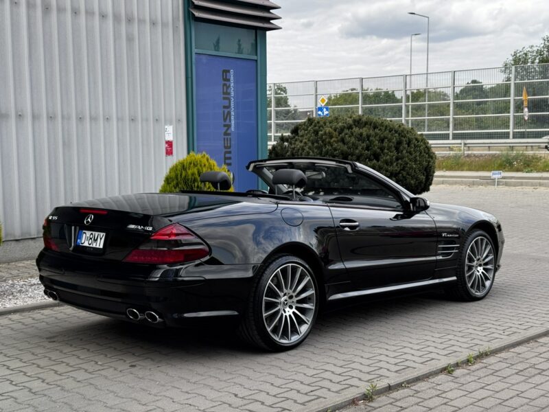 Mercedes SL 55 AMG 55 AMG Kompressor. Wideoprezentacja. Wyjątkowy egzemplarz. R230 (2001-2013)