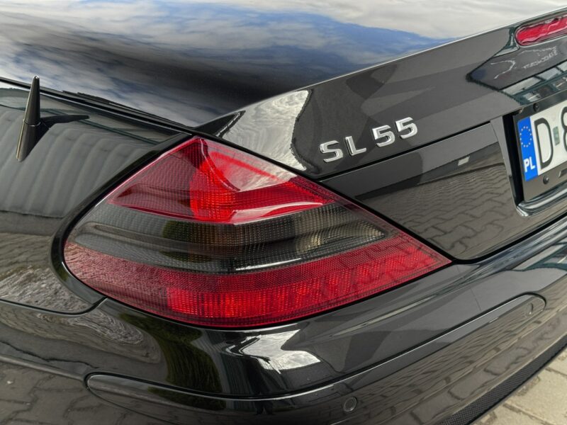 Mercedes SL 55 AMG 55 AMG Kompressor. Wideoprezentacja. Wyjątkowy egzemplarz. R230 (2001-2013)