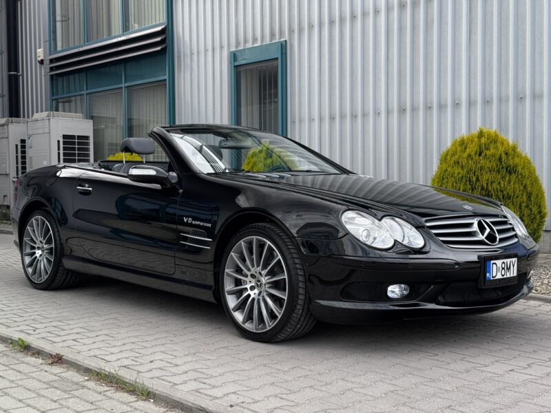 Mercedes SL 55 AMG 55 AMG Kompressor. Wideoprezentacja. Wyjątkowy egzemplarz. R230 (2001-2013)