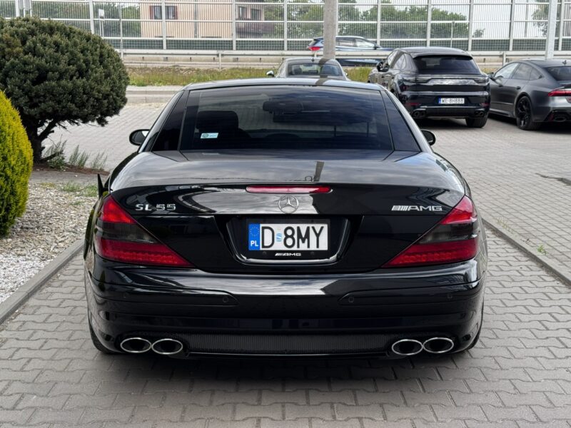 Mercedes SL 55 AMG 55 AMG Kompressor. Wideoprezentacja. Wyjątkowy egzemplarz. R230 (2001-2013)