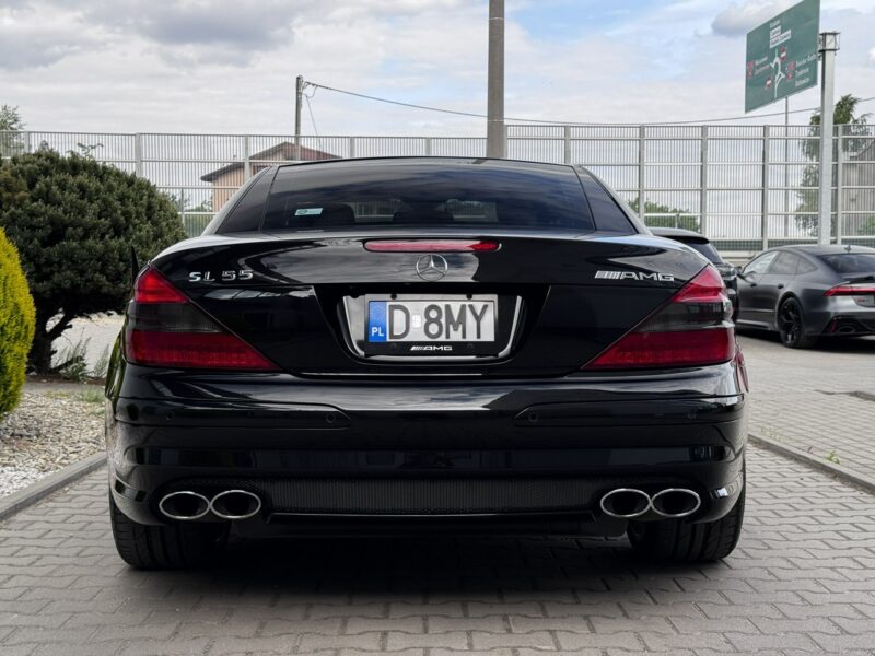 Mercedes SL 55 AMG 55 AMG Kompressor. Wideoprezentacja. Wyjątkowy egzemplarz. R230 (2001-2013)