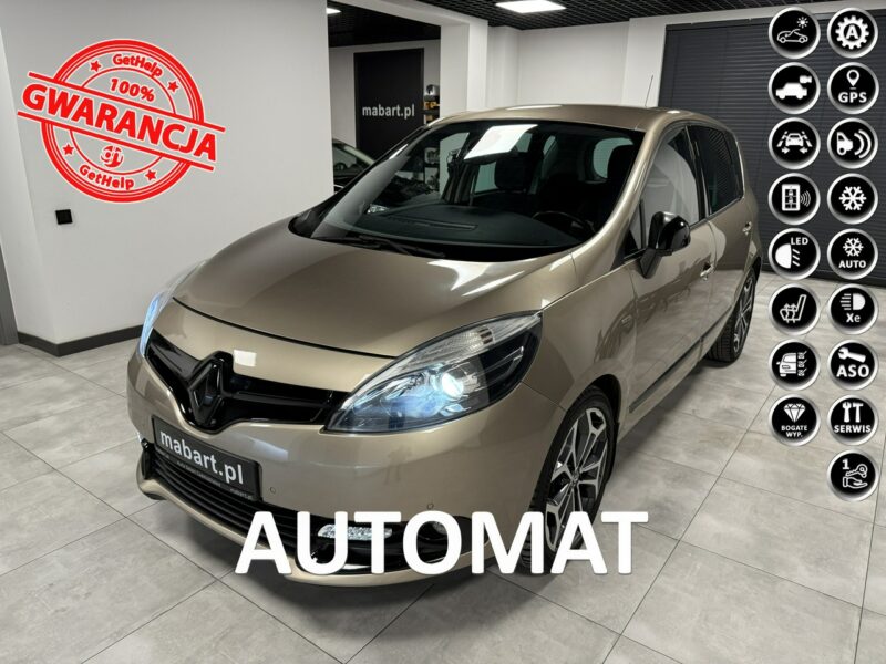 Renault Scenic 1.5 DCi 110KM*Lift*BOSE EDITION*Navi*Skóry*Xenon*HandsFree*LED*Automat III (2009-2016)